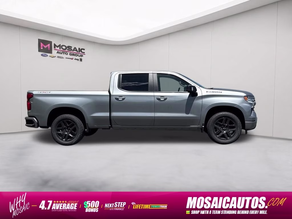2026 Sterling Gray Metallic Chevrolet Silverado 1500 RST 4X4 Truck