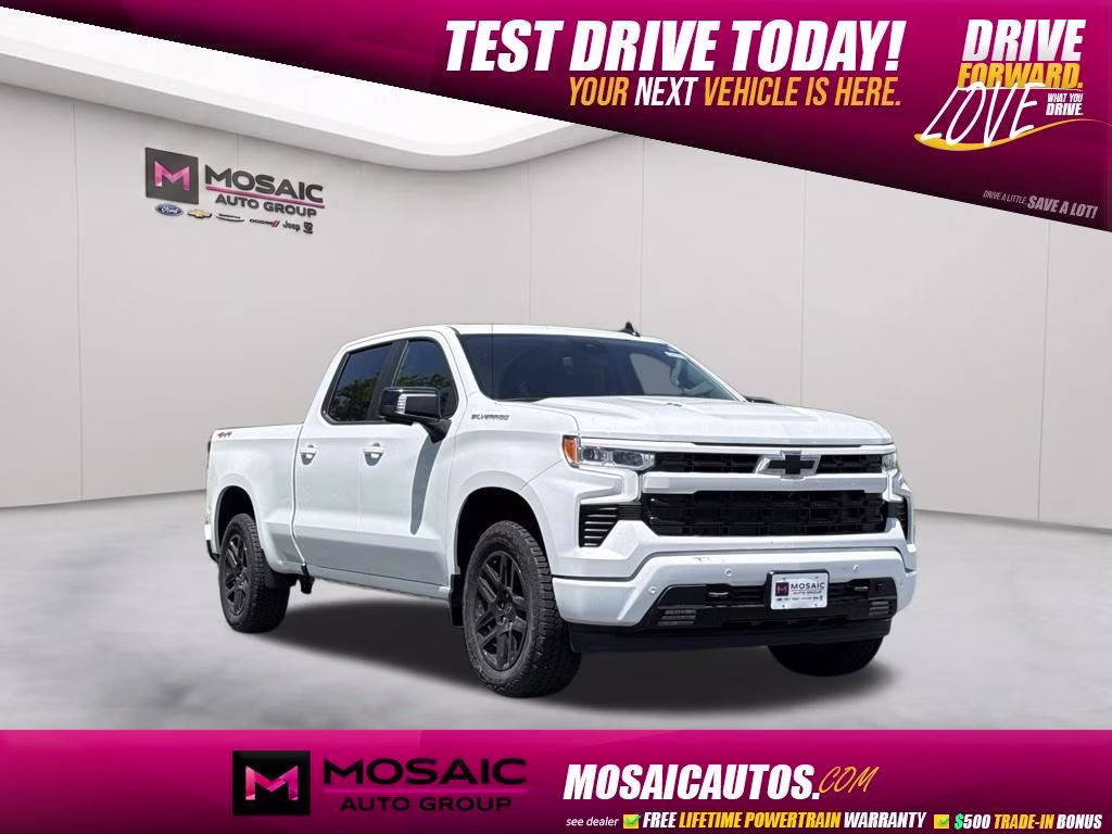2026 Summit White Chevrolet Silverado 1500 RST 4X4 Truck