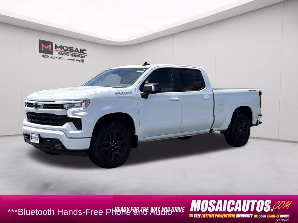 2026 Summit White Chevrolet Silverado 1500 RST 4X4 Truck