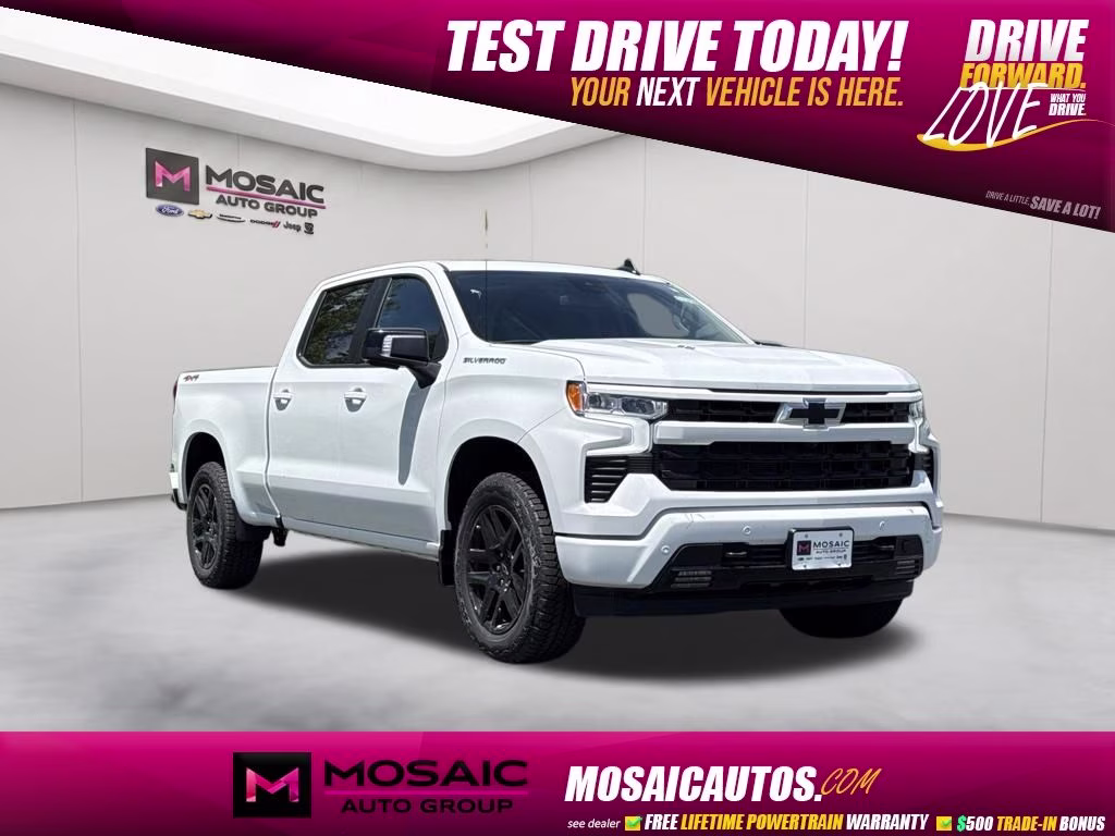 2026 Summit White Chevrolet Silverado 1500 RST 4X4 Truck