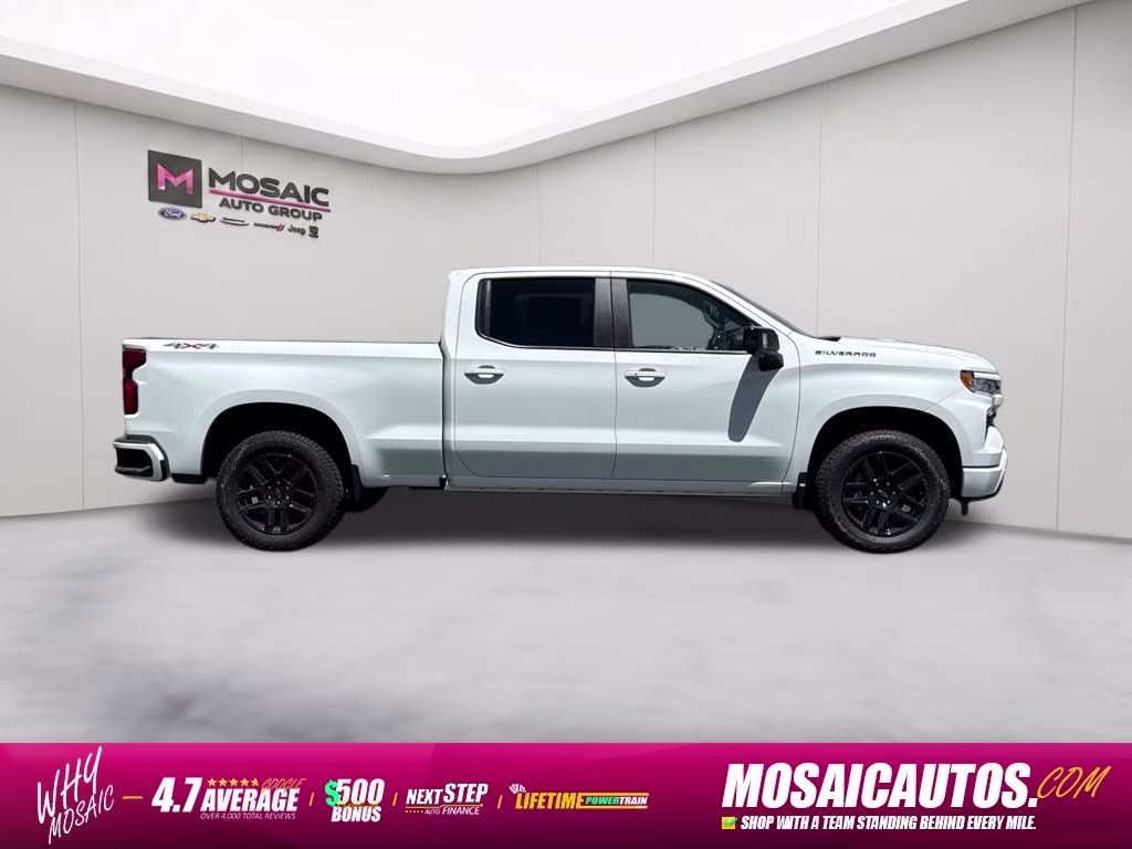 2026 Summit White Chevrolet Silverado 1500 RST 4X4 Truck