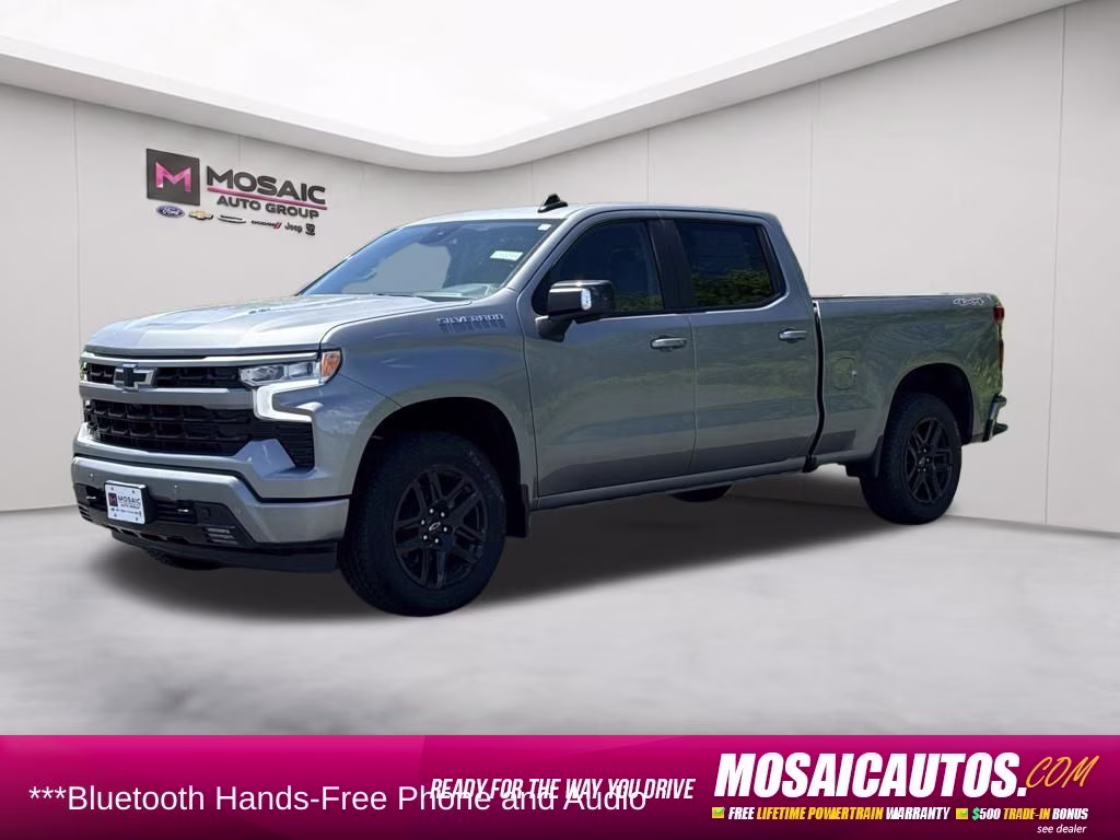 2026 Sterling Gray Metallic Chevrolet Silverado 1500 RST 4X4 Truck