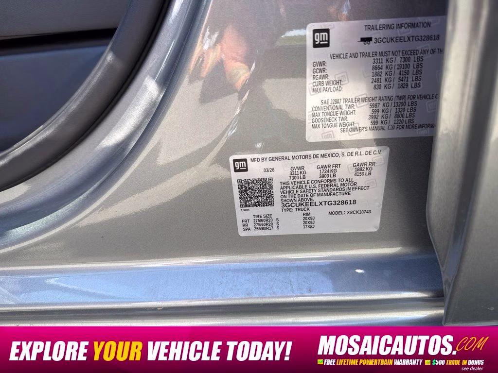 2026 Sterling Gray Metallic Chevrolet Silverado 1500 RST 4X4 Truck