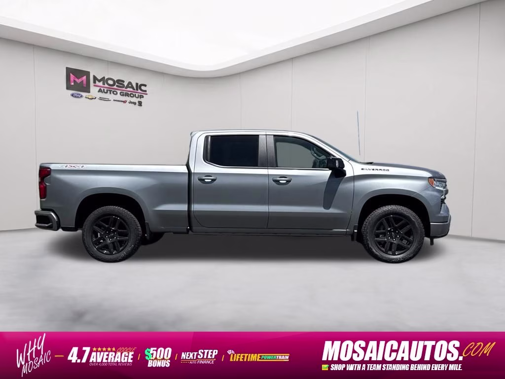 2026 Sterling Gray Metallic Chevrolet Silverado 1500 RST 4X4 Truck