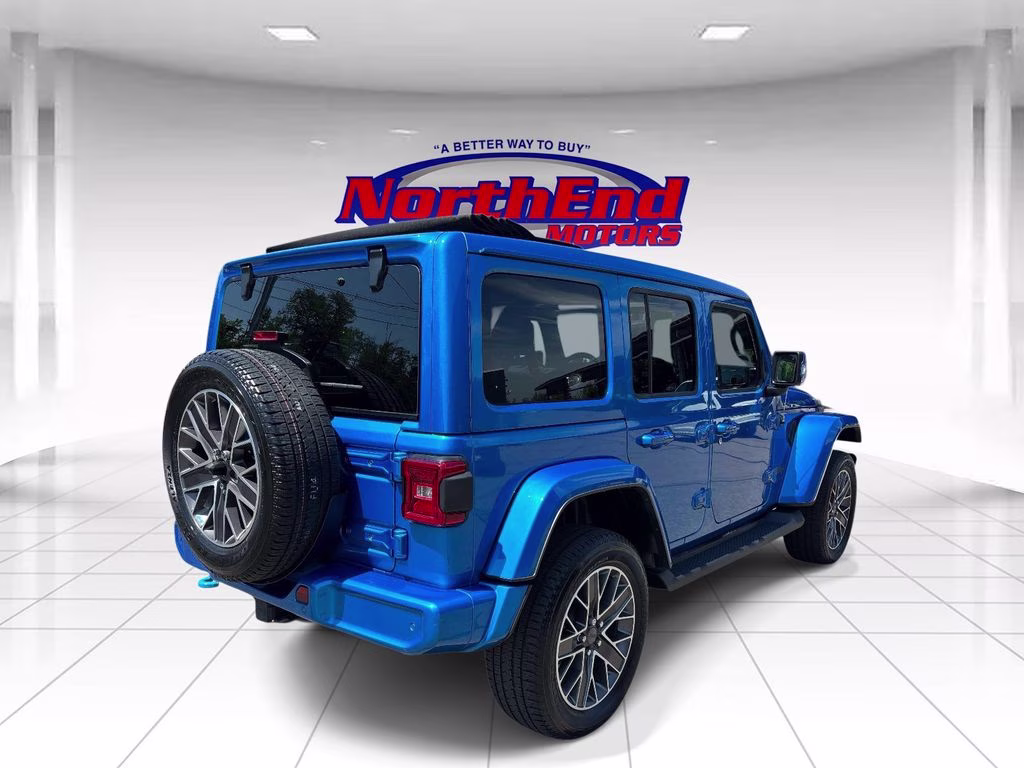 2023 Hydro Blue Pearl Coat Jeep Wrangler High Altitude 4xe 4X4 SUV