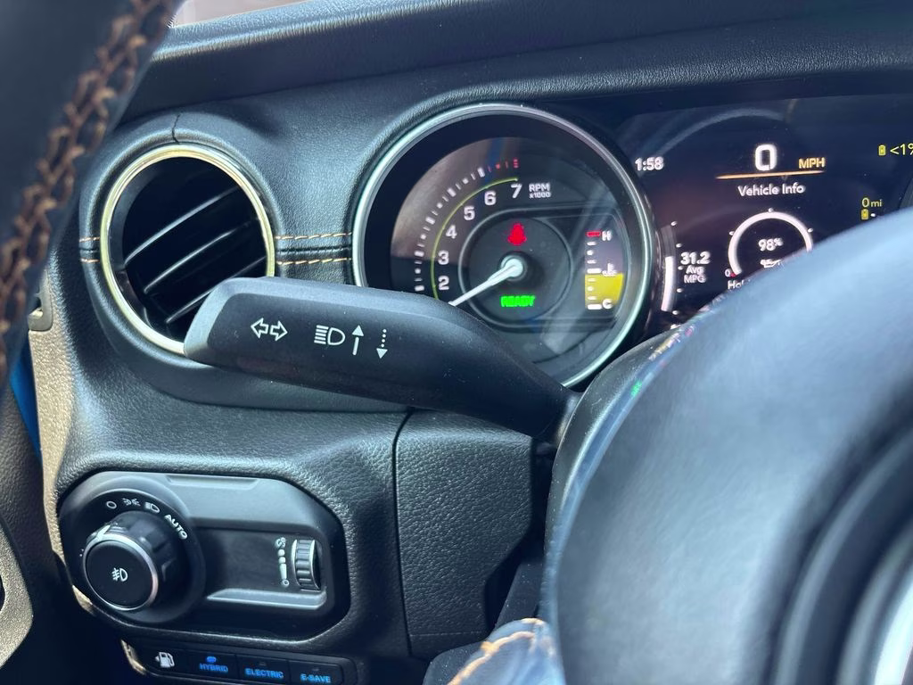 2023 Hydro Blue Pearl Coat Jeep Wrangler High Altitude 4xe 4X4 SUV