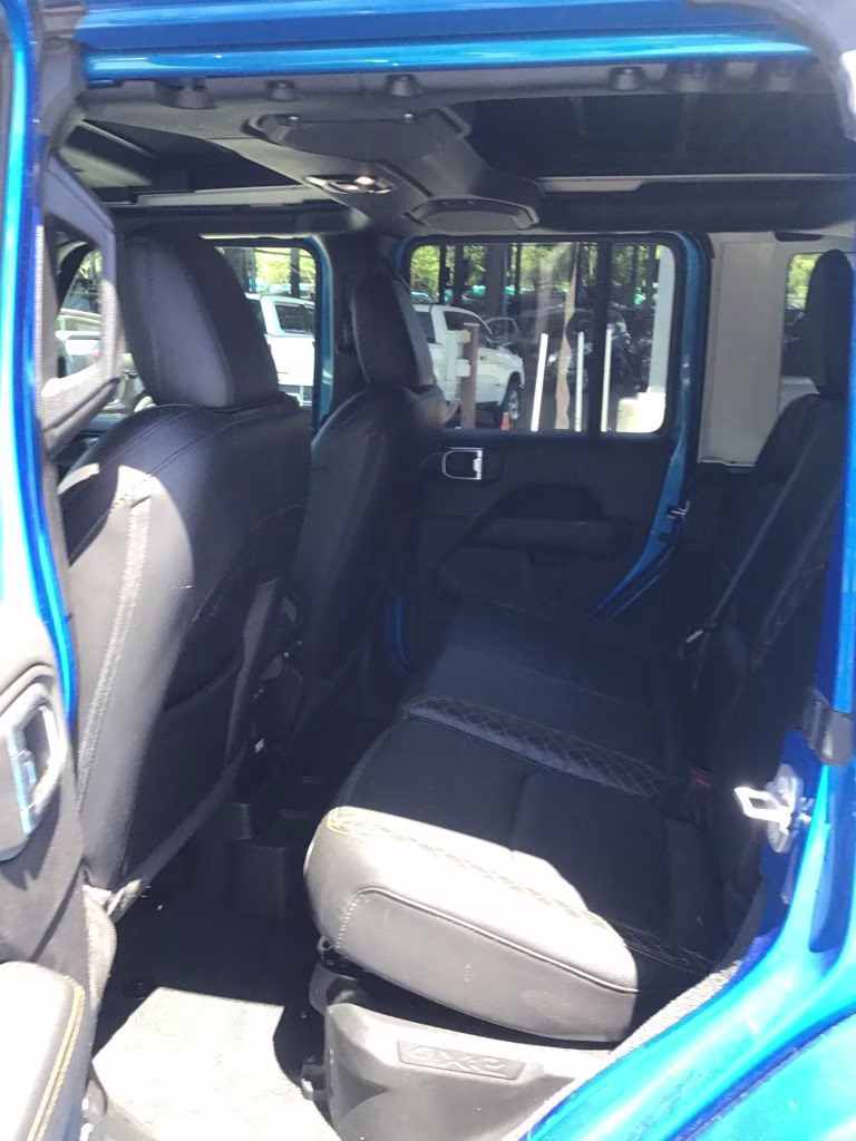 2023 Hydro Blue Pearl Coat Jeep Wrangler Sahara 4xe 4X4 SUV