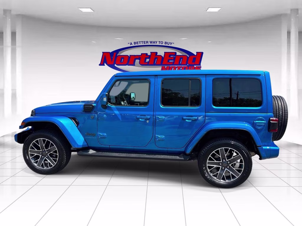 2023 Hydro Blue Pearl Coat Jeep Wrangler High Altitude 4xe 4X4 SUV