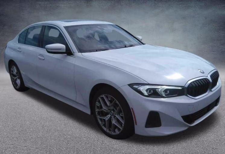 2025 White BMW 3 Series 330i RWD Sedan