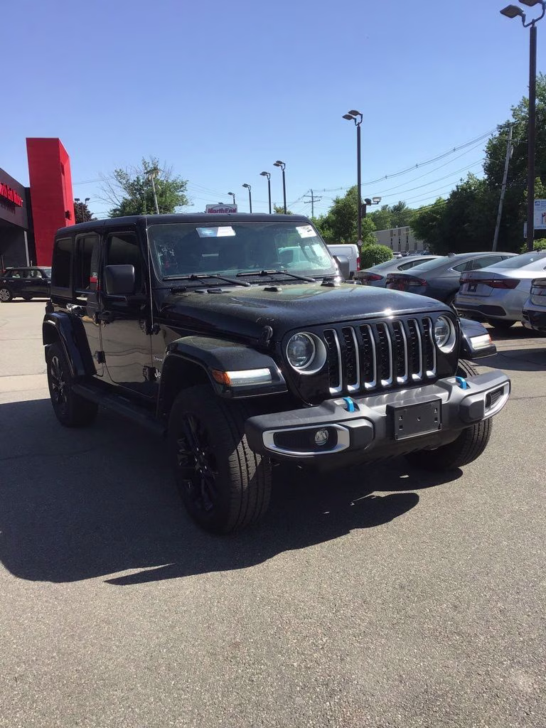 2023 Black Clearcoat Jeep Wrangler Sahara 4xe 4X4 SUV