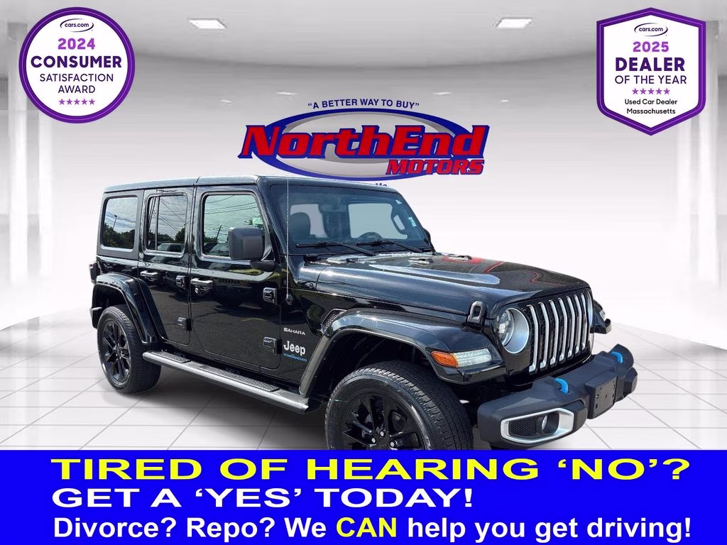 2023 Black Clearcoat Jeep Wrangler Sahara 4xe 4X4 SUV