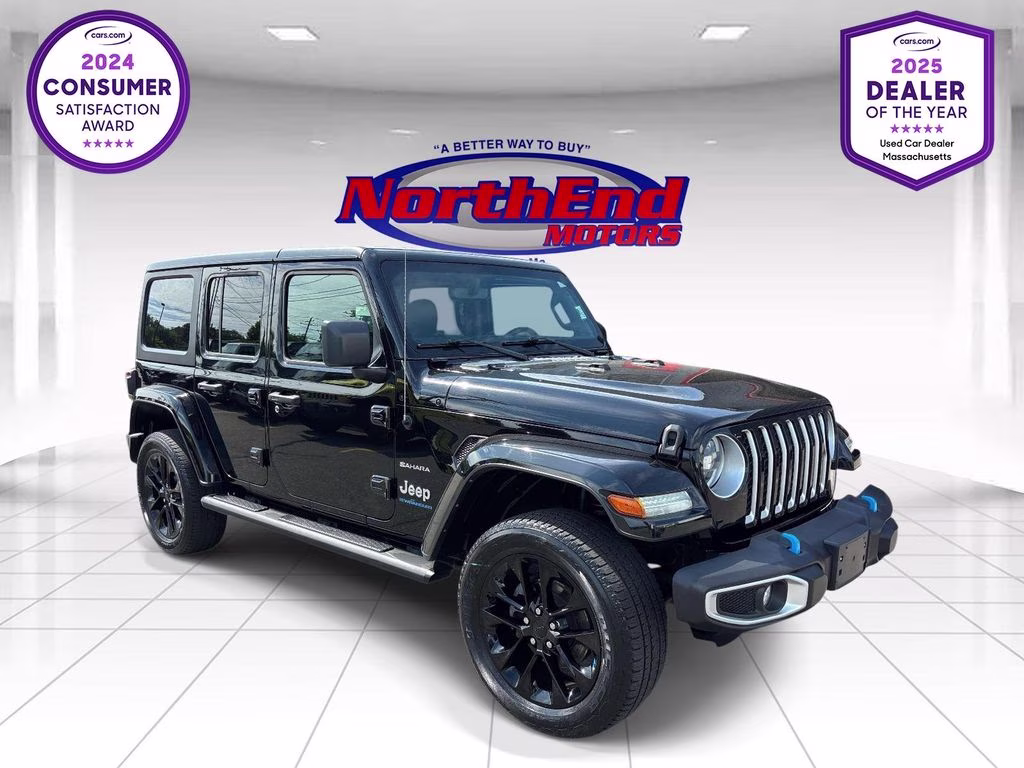 2023 Black Clearcoat Jeep Wrangler Sahara 4xe 4X4 SUV