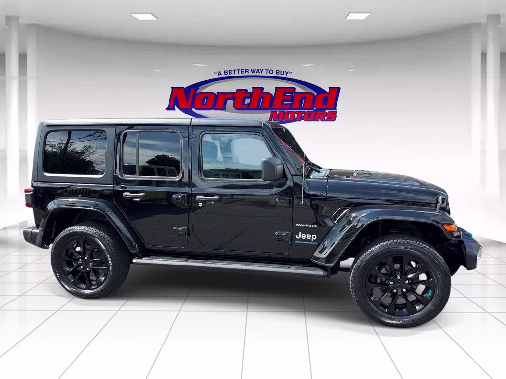 2023 Black Clearcoat Jeep Wrangler Sahara 4xe 4X4 SUV