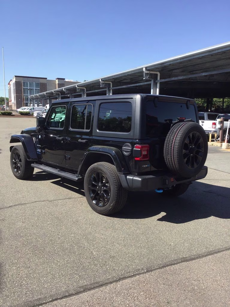 2023 Black Clearcoat Jeep Wrangler Sahara 4xe 4X4 SUV