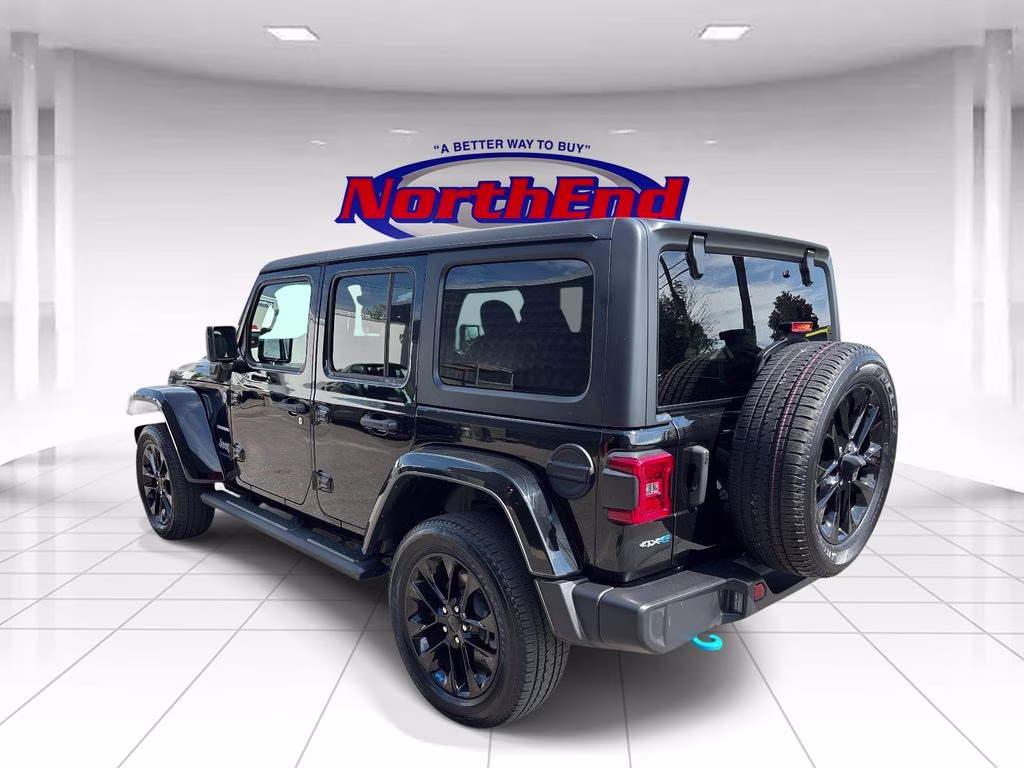 2023 Black Clearcoat Jeep Wrangler Sahara 4xe 4X4 SUV