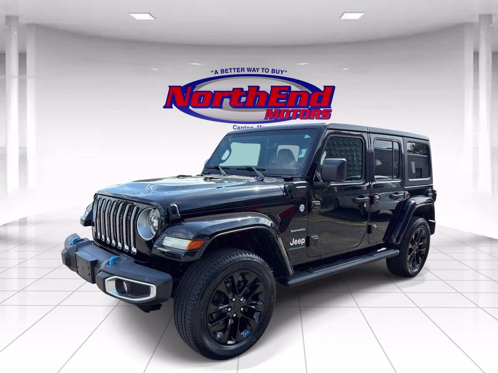 2023 Black Clearcoat Jeep Wrangler Sahara 4xe 4X4 SUV