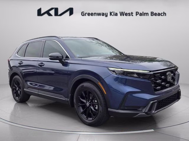 2025 Canyon River Blue Met Honda CR-V Hybrid Sport-L FWD SUV