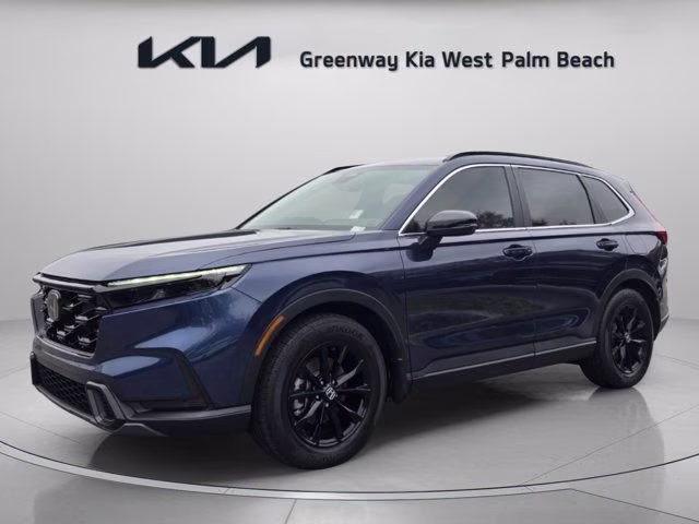 2025 Canyon River Blue Met Honda CR-V Hybrid Sport-L FWD SUV