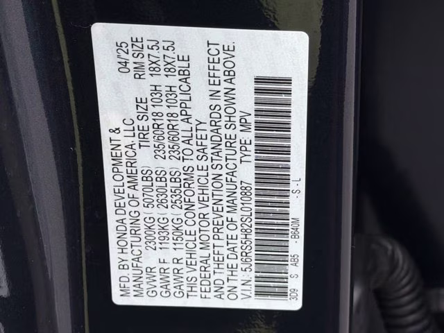 2025 Canyon River Blue Met Honda CR-V Hybrid Sport-L FWD SUV