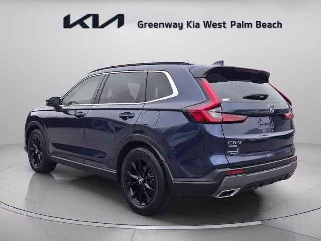 2025 Canyon River Blue Met Honda CR-V Hybrid Sport-L FWD SUV