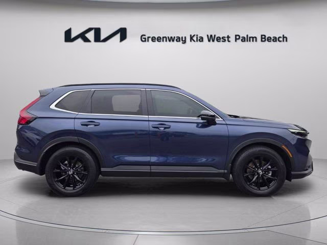 2025 Canyon River Blue Met Honda CR-V Hybrid Sport-L FWD SUV