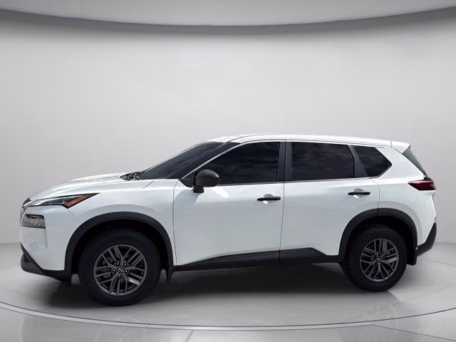 2022 Glacier White Nissan Rogue S FWD SUV