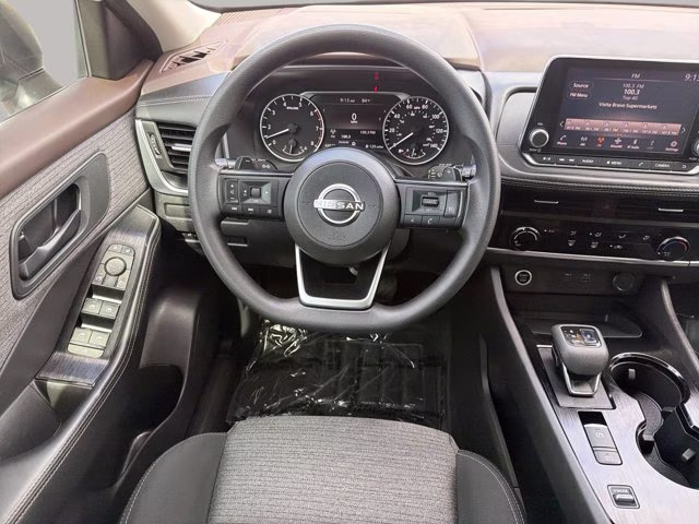 2022 Glacier White Nissan Rogue S FWD SUV