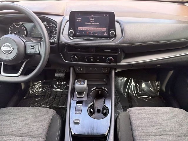 2022 Glacier White Nissan Rogue S FWD SUV