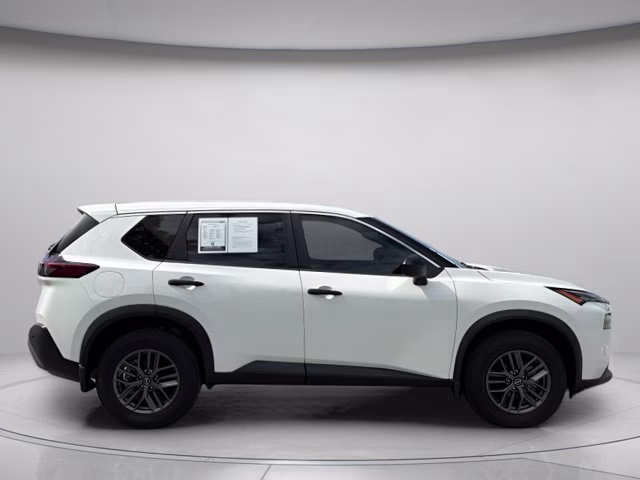 2022 Glacier White Nissan Rogue S FWD SUV