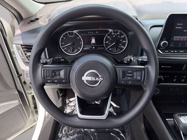 2022 Glacier White Nissan Rogue S FWD SUV