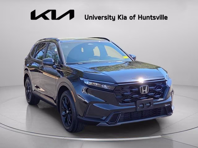 2025 Black Honda CR-V Hybrid Sport AWD SUV