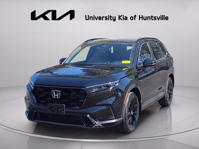 2025 Black Honda CR-V Hybrid Sport AWD SUV