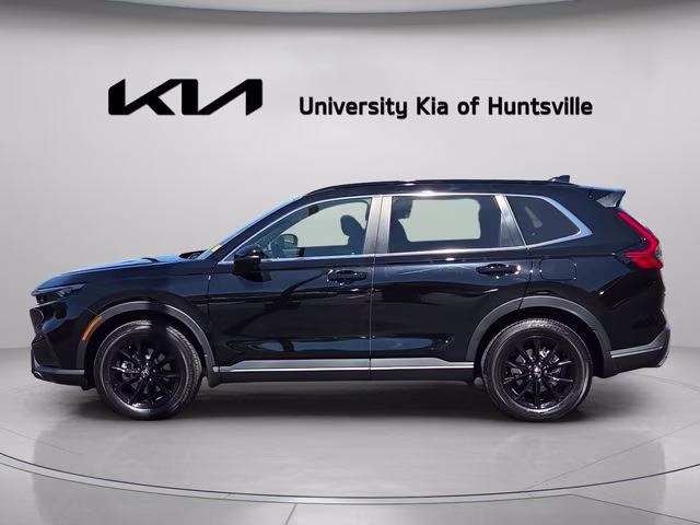 2025 Black Honda CR-V Hybrid Sport AWD SUV