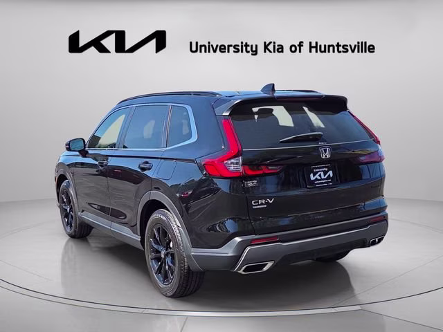 2025 Black Honda CR-V Hybrid Sport AWD SUV
