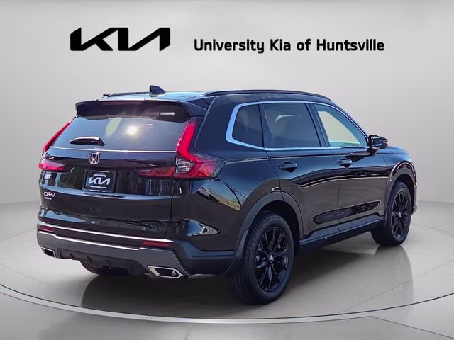 2025 Black Honda CR-V Hybrid Sport AWD SUV