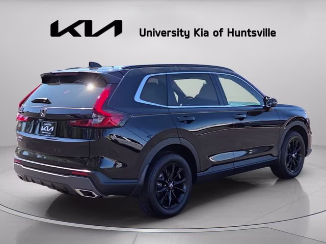 2025 Black Honda CR-V Hybrid Sport AWD SUV
