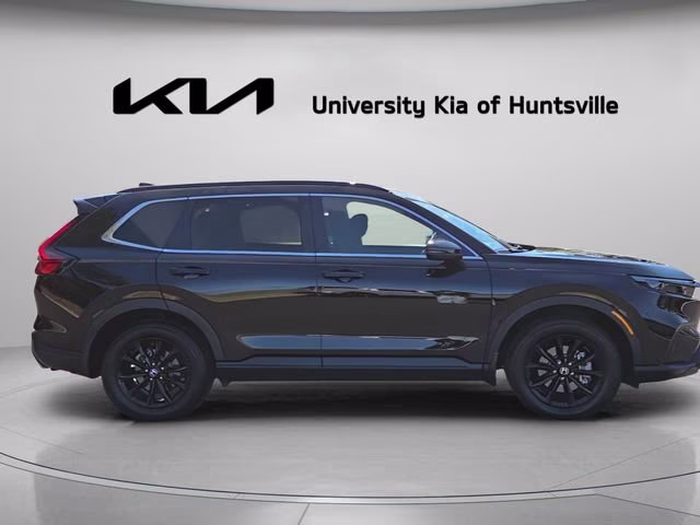 2025 Black Honda CR-V Hybrid Sport AWD SUV