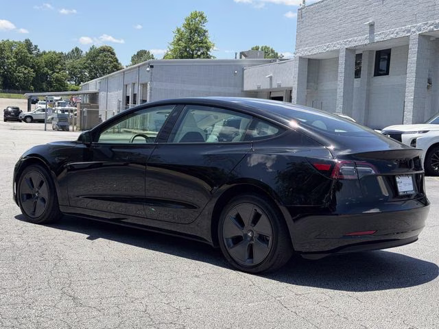 2023 Solid Black Tesla Model 3 Base RWD Sedan
