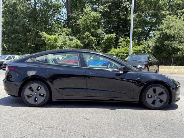 2023 Solid Black Tesla Model 3 Base RWD Sedan