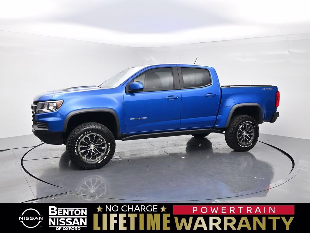 2021 Bright Blue Metallic Chevrolet Colorado ZR2 4X4 Truck
