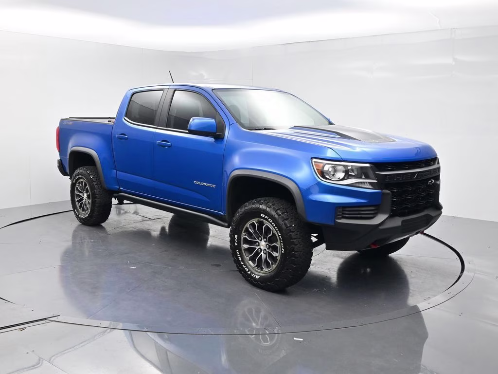 2021 Bright Blue Metallic Chevrolet Colorado ZR2 4X4 Truck