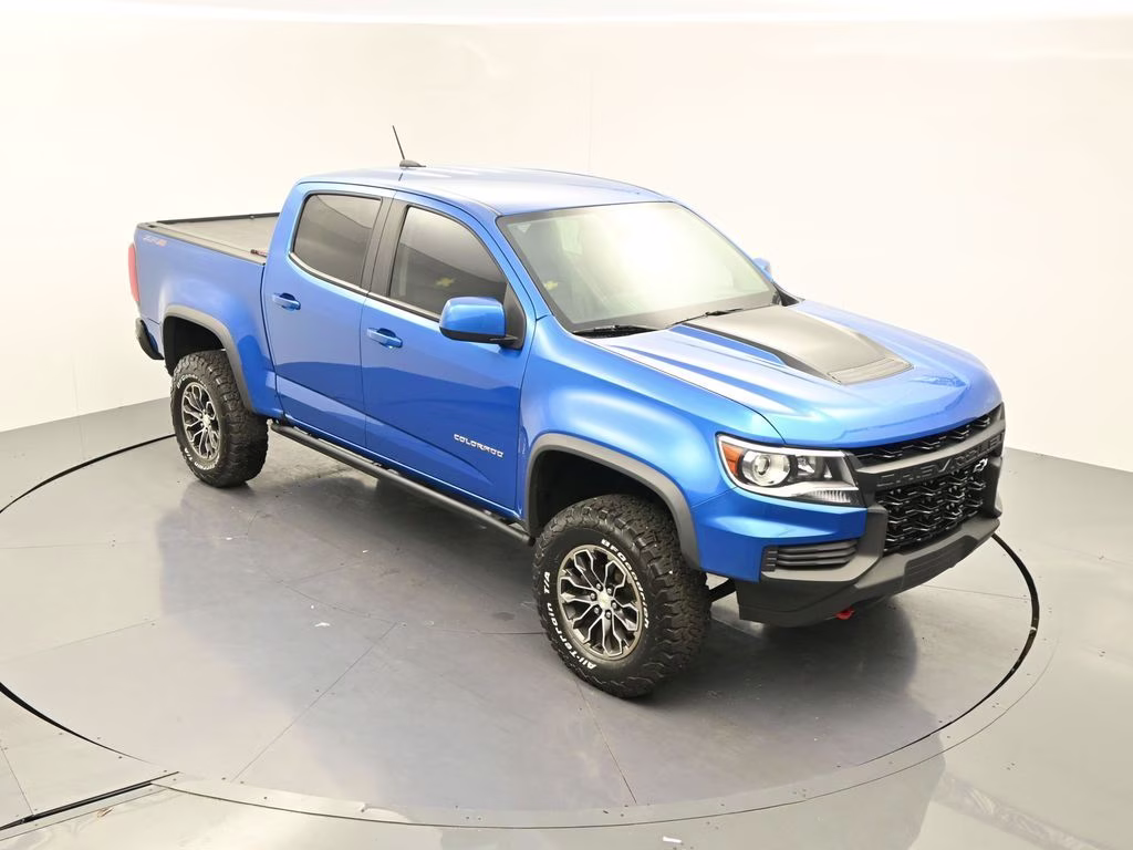 2021 Bright Blue Metallic Chevrolet Colorado ZR2 4X4 Truck