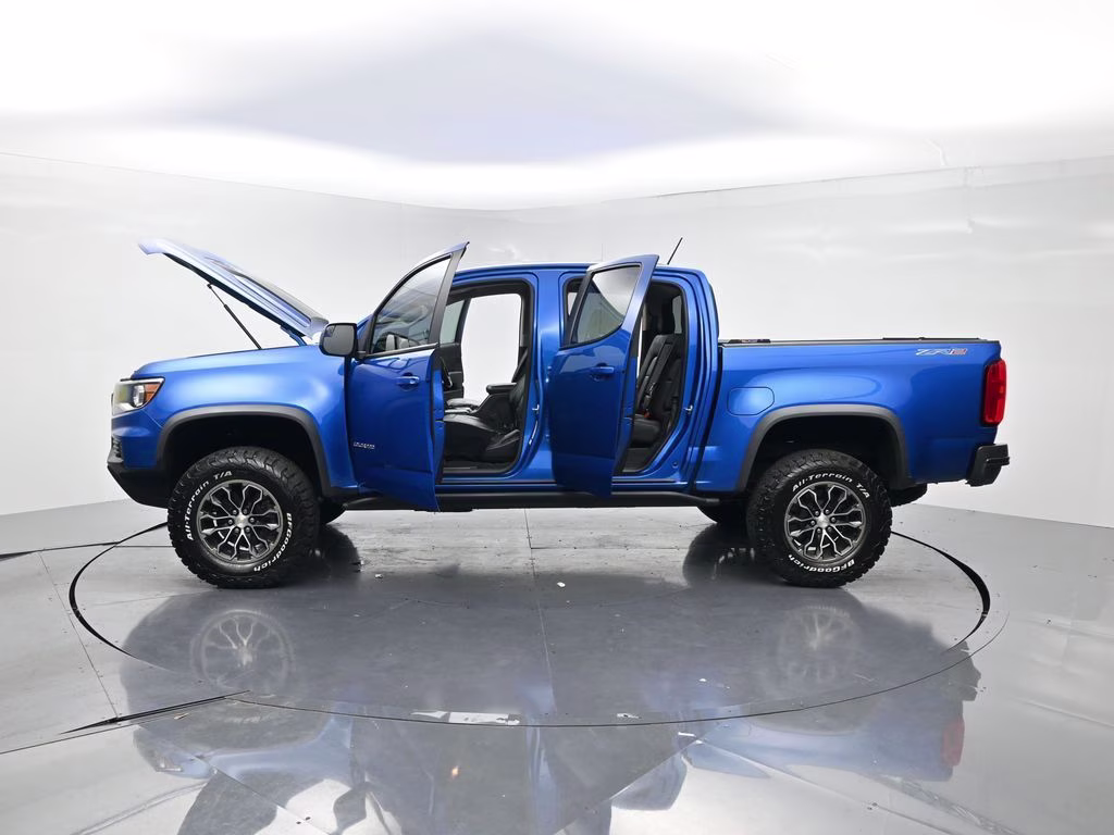 2021 Bright Blue Metallic Chevrolet Colorado ZR2 4X4 Truck