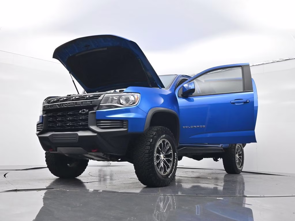 2021 Bright Blue Metallic Chevrolet Colorado ZR2 4X4 Truck