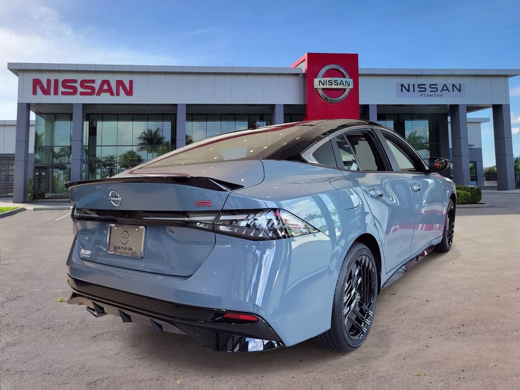 2026 Atlantic Gray/Super Black Nissan Sentra SR FWD Sedan