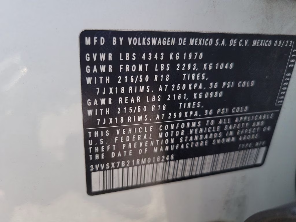 2024 Silver Volkswagen Taos 1.5T SE FWD SUV