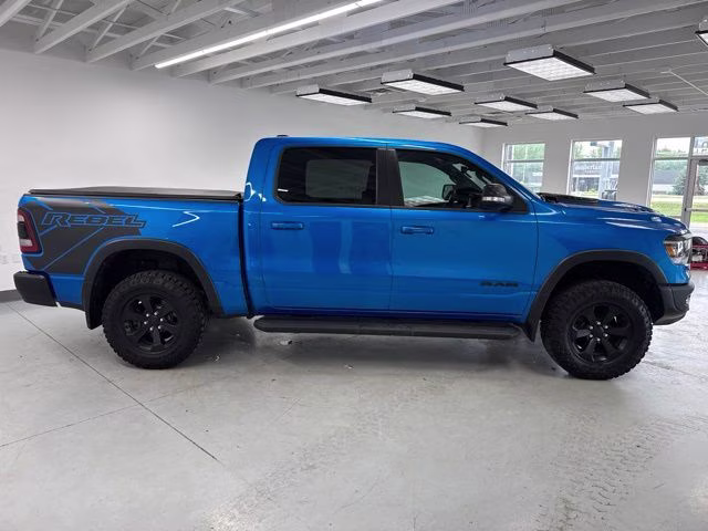 2022 Hydro Blue Pearlcoat Ram 1500 Rebel 4X4 Truck