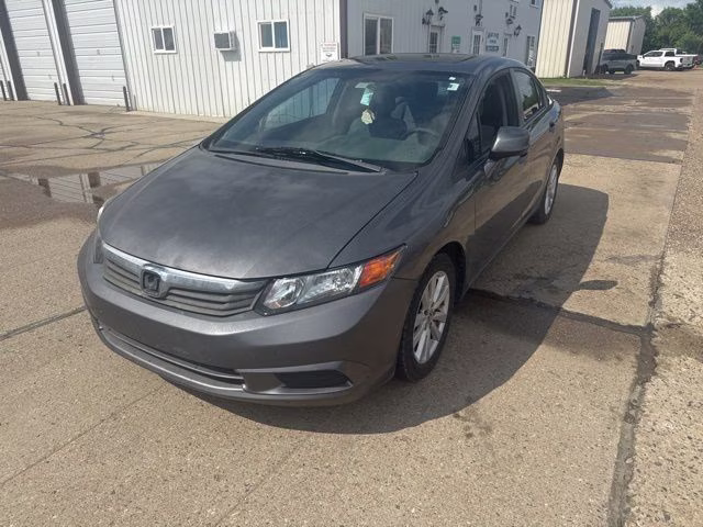 2012 Gray Honda Civic EX FWD Sedan