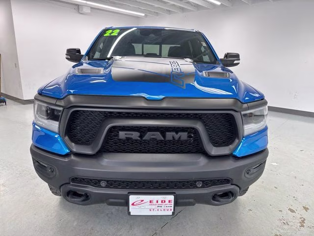 2022 Hydro Blue Pearlcoat Ram 1500 Rebel 4X4 Truck