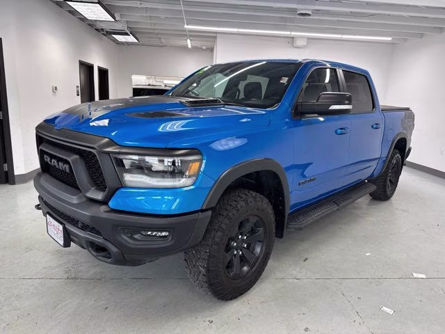 2022 Hydro Blue Pearlcoat Ram 1500 Rebel 4X4 Truck